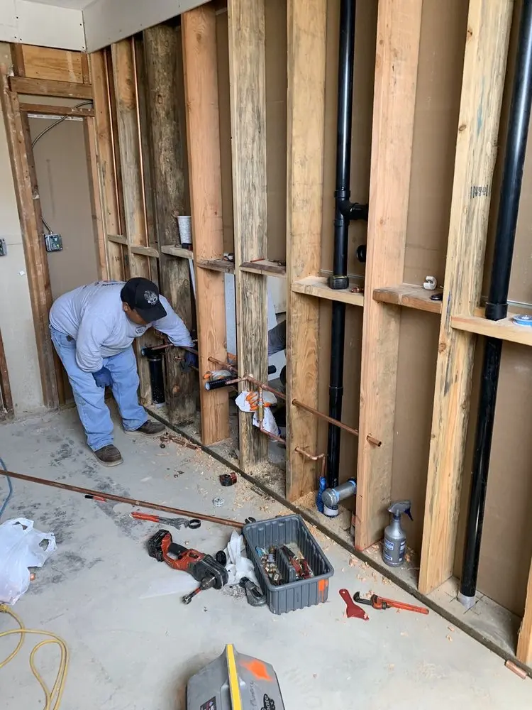 Commercial rough-in plumbing for Commercial Plumbing in Edgemoor